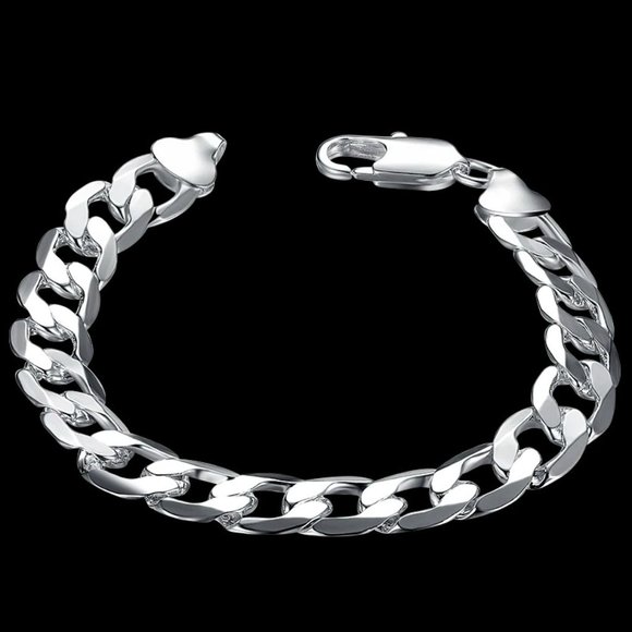 Stunning Miami Cuban Bracelet 8 Inches Long 10mm Wide - Picture 3 of 5